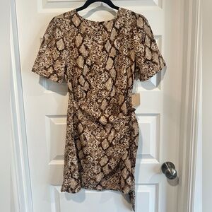 Blu Pepper Snakeskin Wrap Dress - NWT